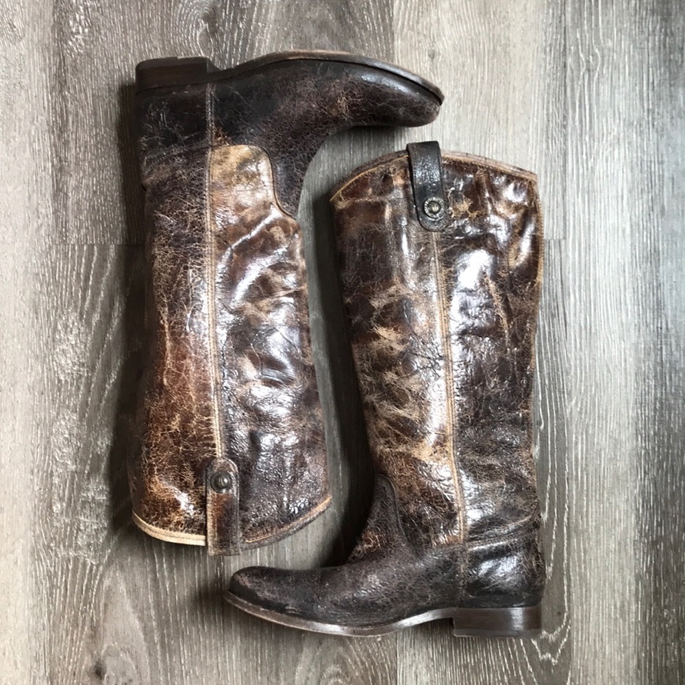 FRYE Melissa Button tall boots - Picture 8 of 16